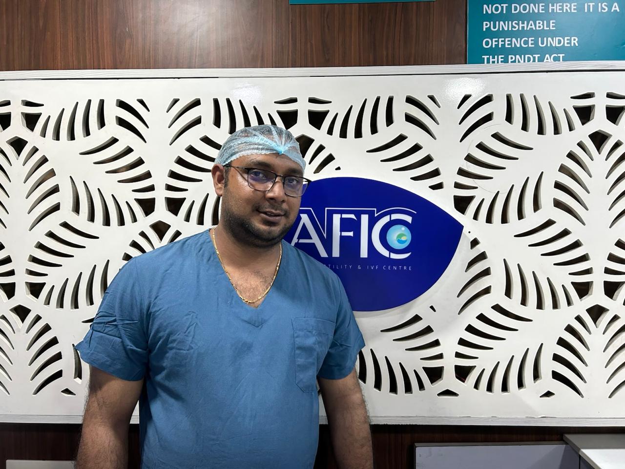 Dr. Ankan Mukherjee, senior embryologist