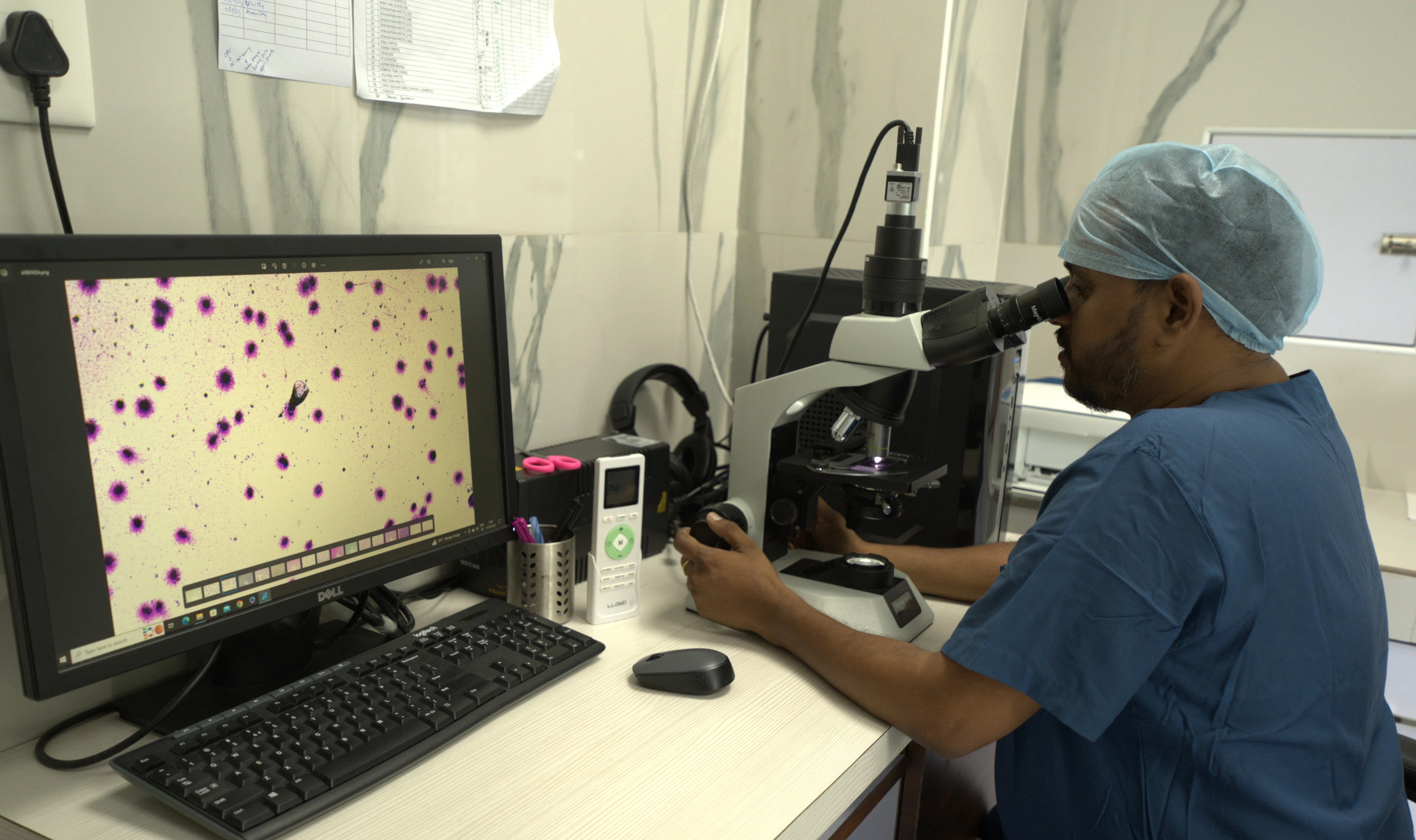 High precision microscope